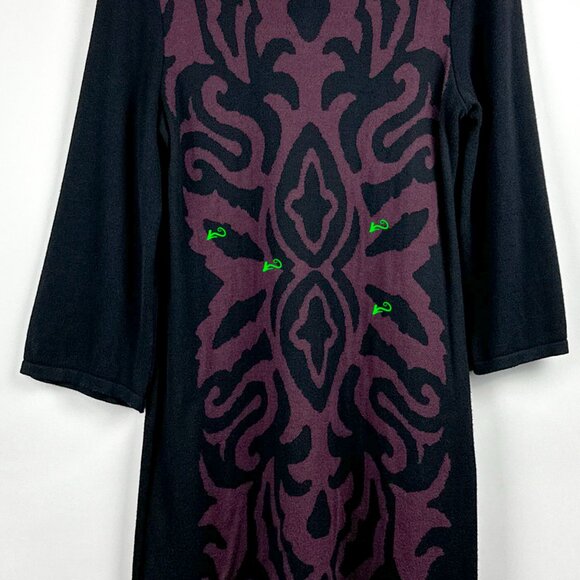 Style & Co. Knit Dress 3/4 Sleeves Size Petite Large (PL) - Picture 3 of 11